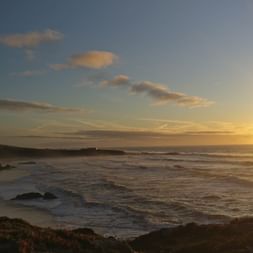 Sonnenaufgang über dem Meer