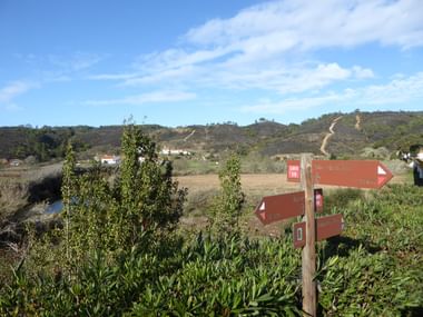 Wegweiser auf der Rota Vicentina Tour
