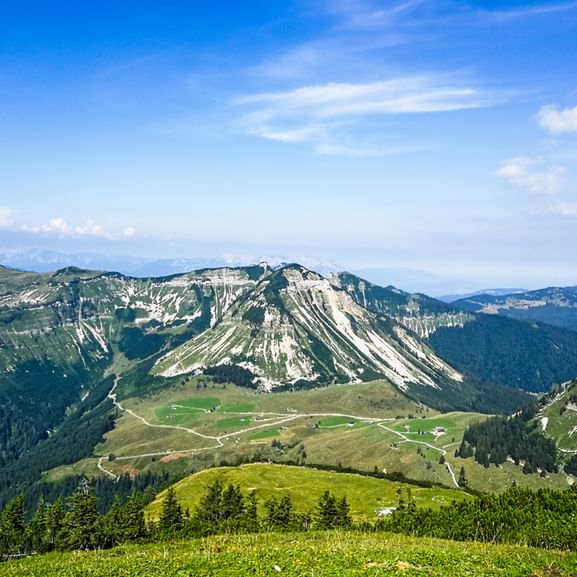 Bergpanorama Salzkammergut